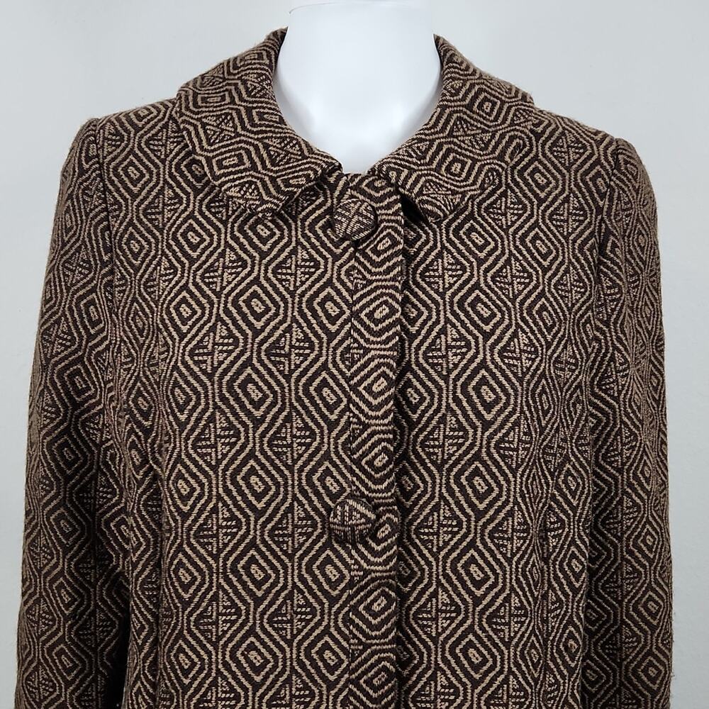 Vintage Wool Coat Size Large - Picture 6 of 10